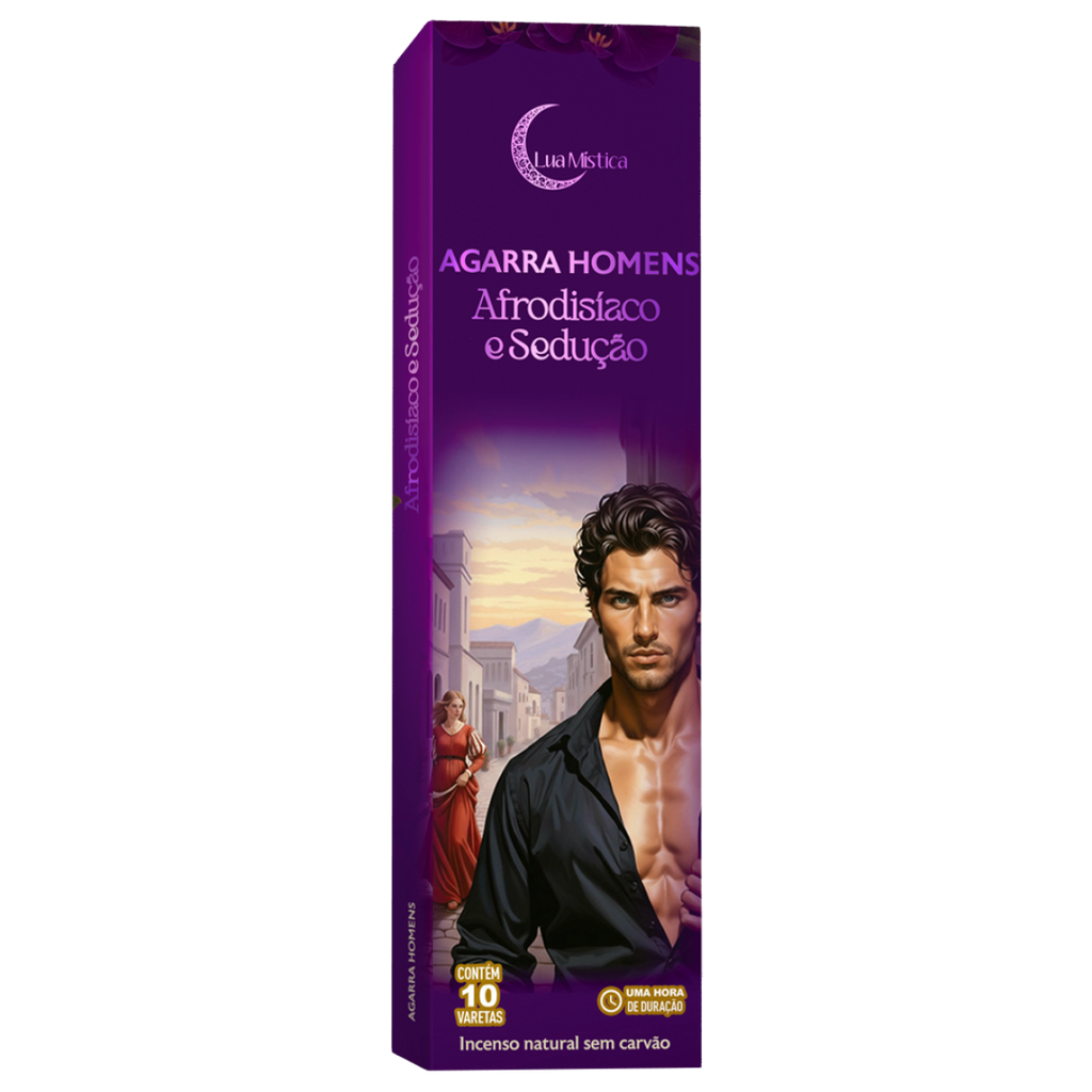 Incenso Natural Agarra Homens 0% Carvão Cx C 10 Var