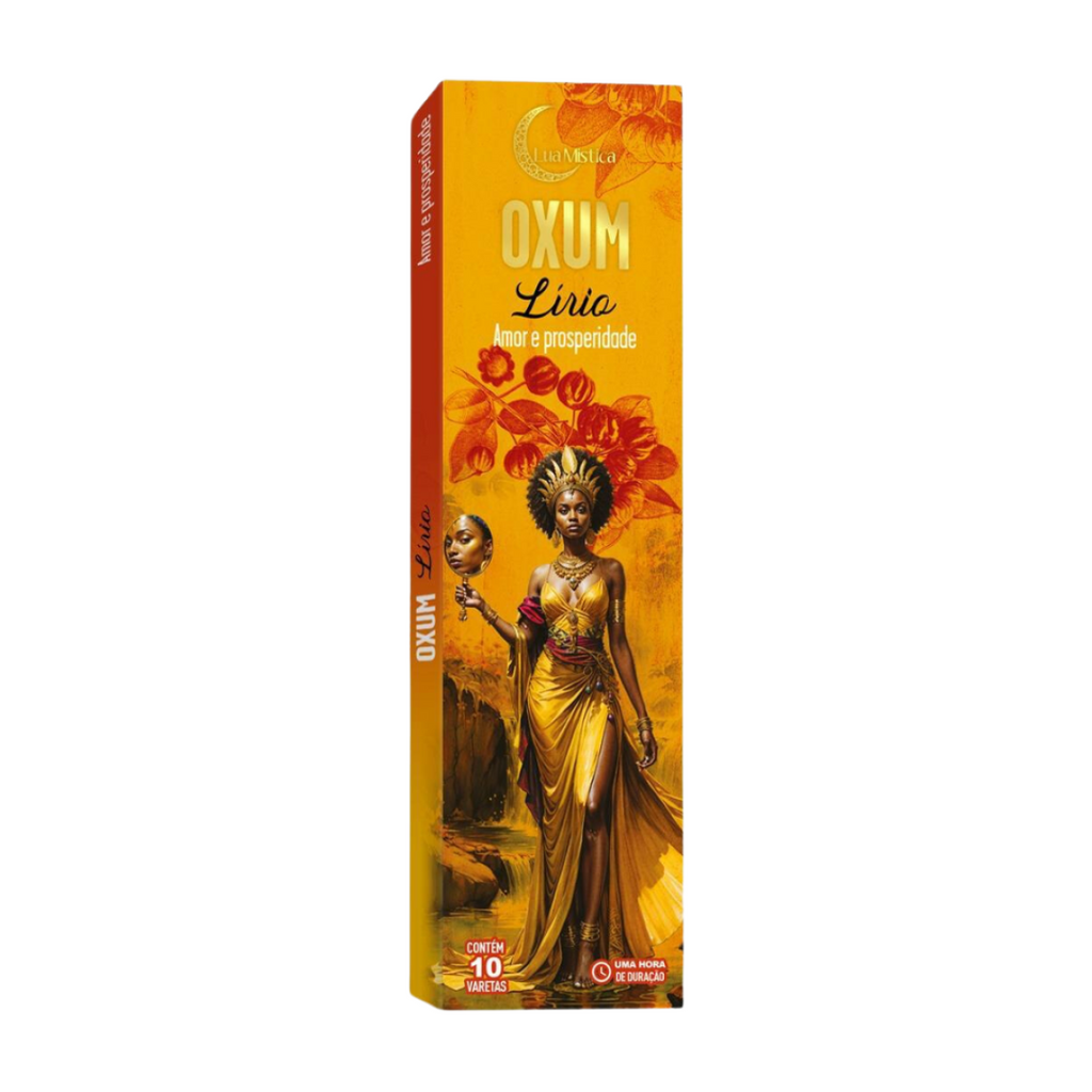 Incenso Natural Oxum Lua Mística 0 Carvão Cx c/ 10 Varetas