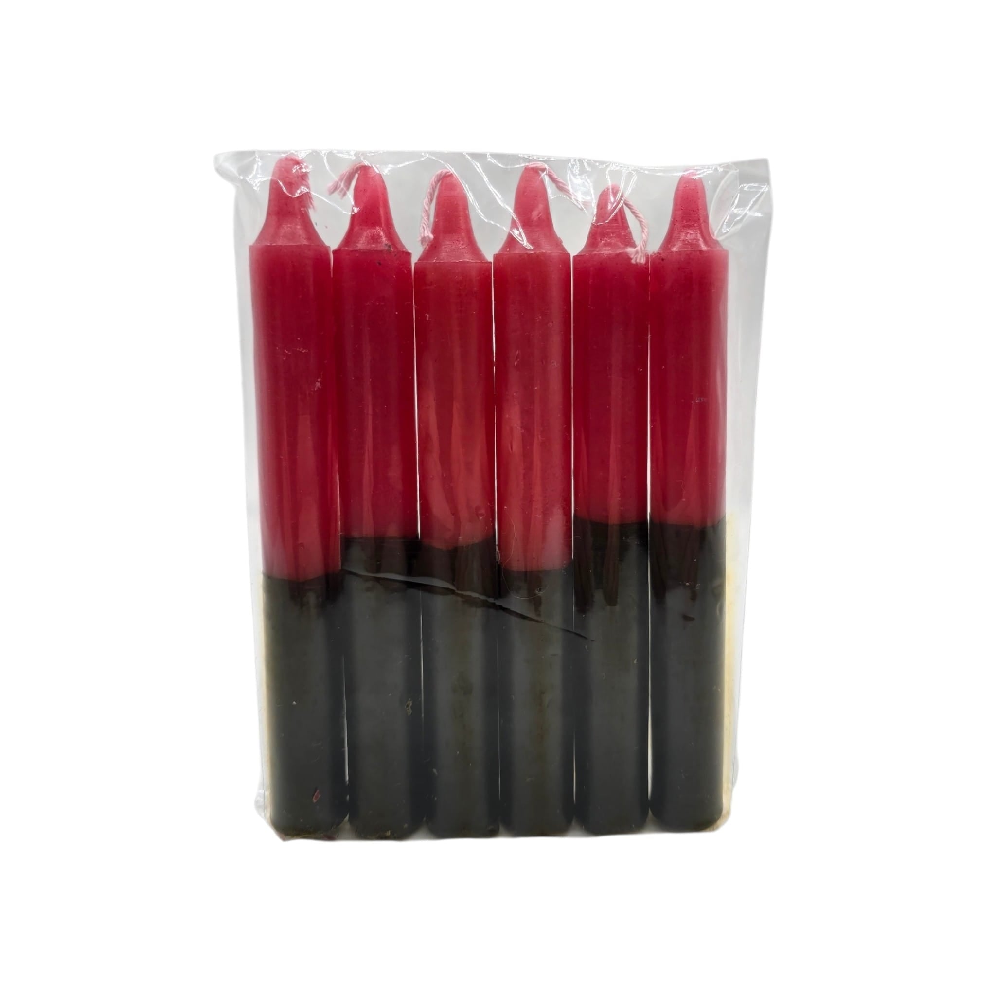 Vela Bicolor - Vermelho / Preto
