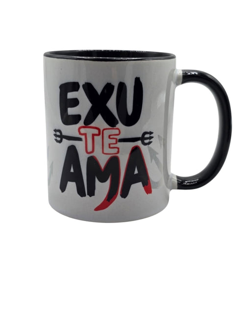 Caneca Porcelana - Exu do Ouro