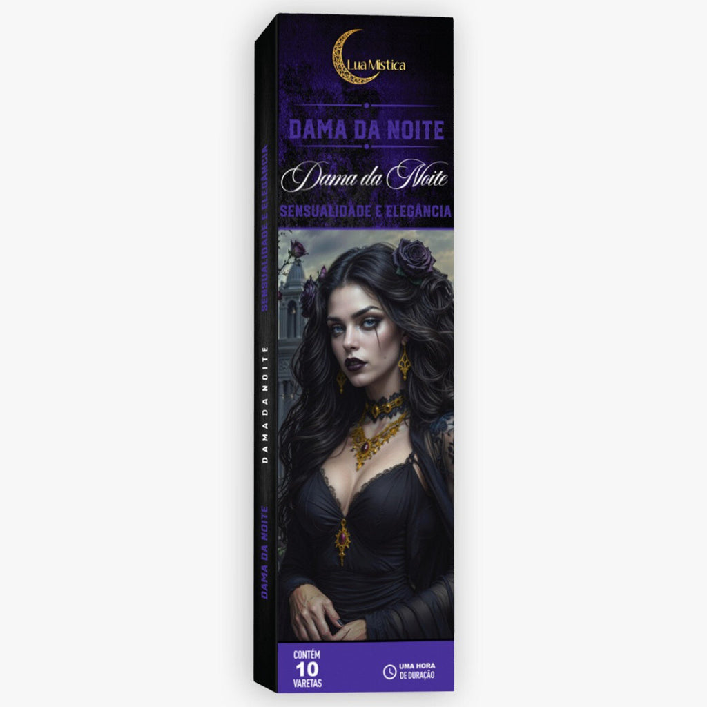 Incenso Natural Dama da Noite 0% Carvão Cxs C 10 Varetas