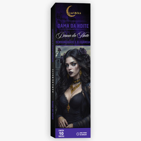 Incenso Natural Dama da Noite 0% Carvão Cxs C 10 Varetas