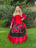 Saia - Rosa Vermelha 001
