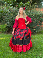 Saia - Rosa Vermelha 001
